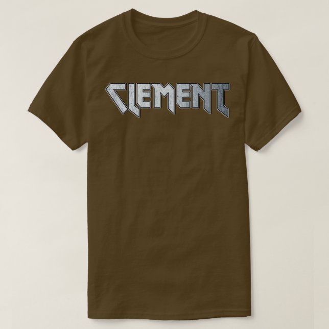 T-shirt Clément métallique lourd (Design devant)