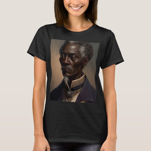 T-shirt Cleon portrait peinture (Devant)