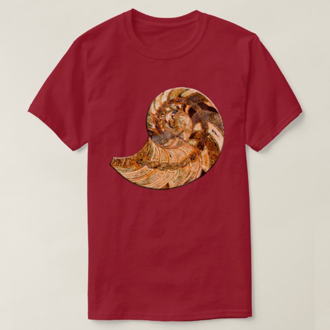T-shirt Cleoniceras Cleon Ammonite Fossile (Design devant)