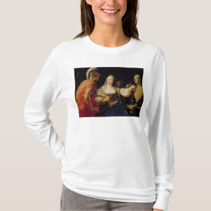 T-shirt Cléopâtre montrant à Octavius le buste de Jules
