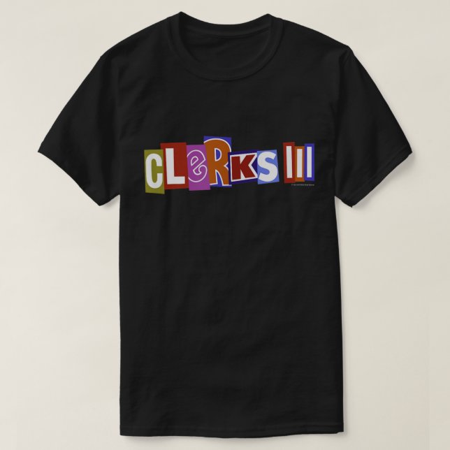T-shirt Clercs III Colour Pop Logo Poster (Design devant)