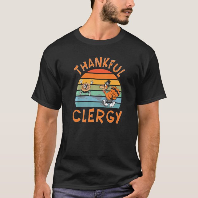 T-shirt Clergy Job  Thanksgiving (Devant)
