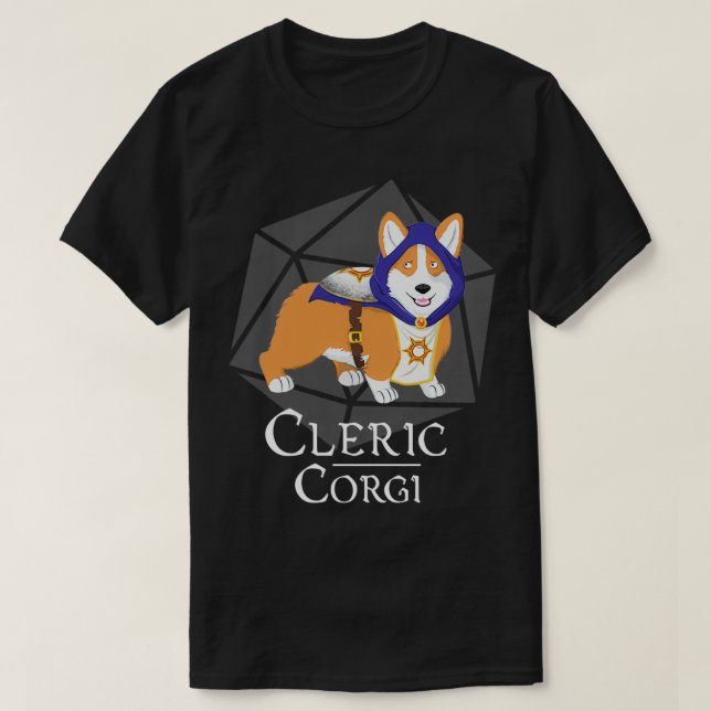 T-shirt Cleric Corgi (Design devant)