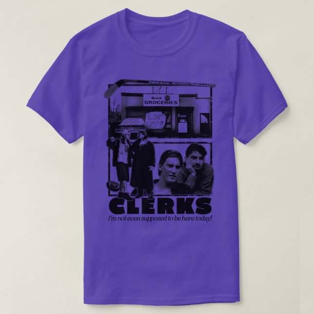 T-shirt Clerks 1990 Fan Design (Design devant)