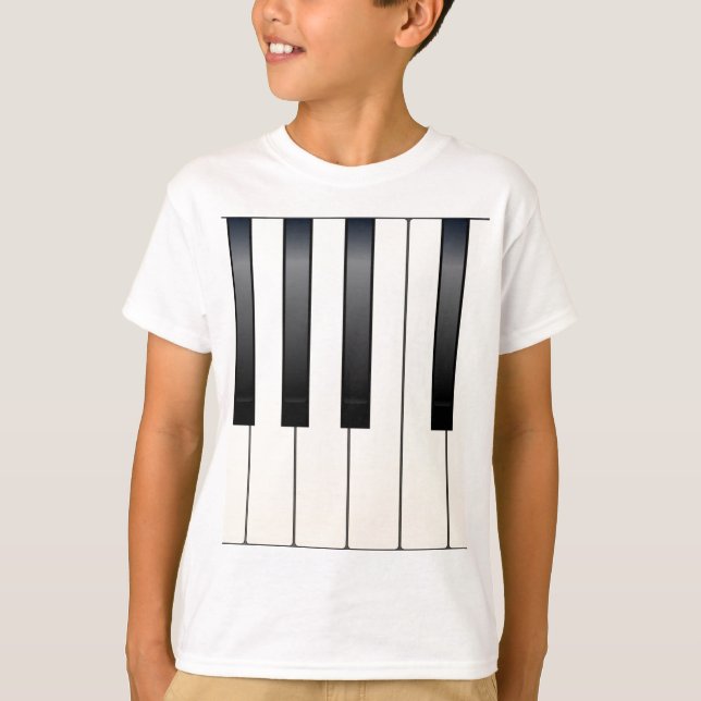 T-shirt Clés de piano (Devant)