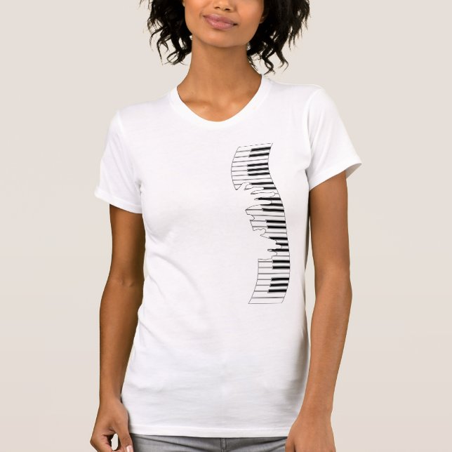 T-SHIRT CLÉS DE PIANO (Devant)