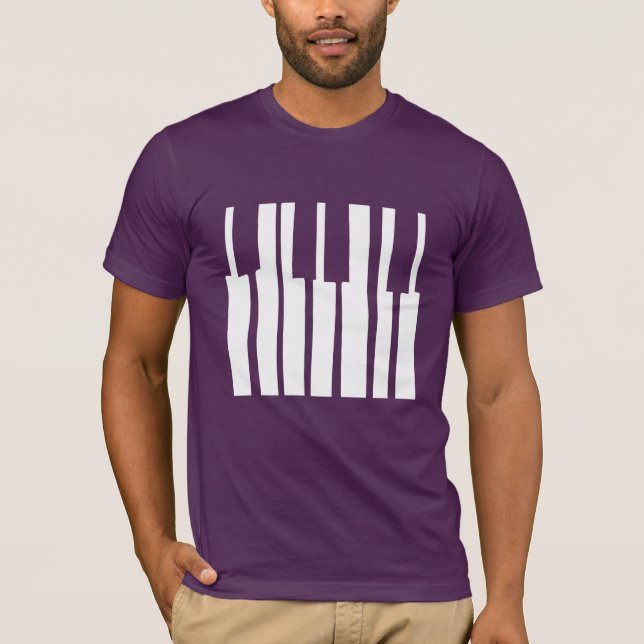 T-shirt Clés de piano (Devant)