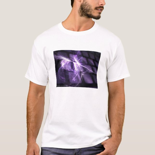 T-shirt Clés pourpres et foudre (Devant)