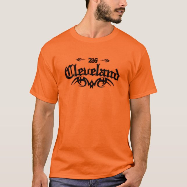 T-shirt Cleveland 216 (Devant)