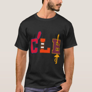 T-shirt Cleveland Baseball Bats Vintage Ohio CLE Retro Gif