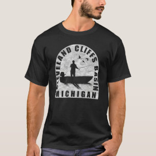 T-shirt Cleveland Cliffs Basin Fishing Michigan