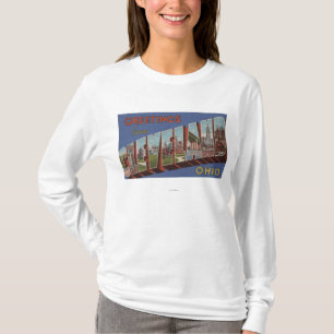 T-shirt Cleveland, Ohio - grandes scènes 3 de lettre