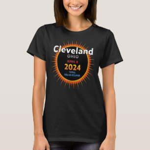 T-shirt Cleveland Ohio OH total Éclipse solaire 2024 2