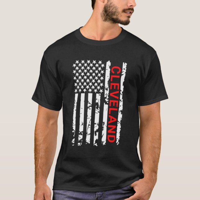 T-shirt Cleveland Usa (Devant)