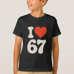 T-shirt Clic 67 Meme - J'adore Six Sept 