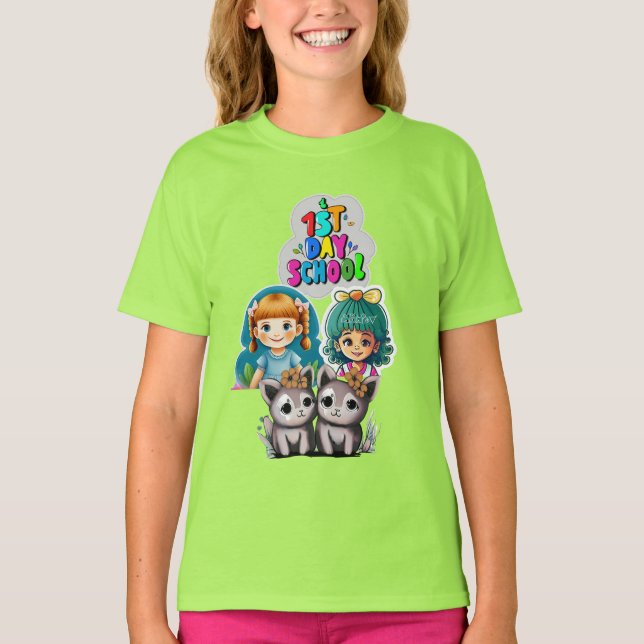 T-shirt "Clic de la première école" (Devant)