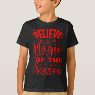 T-shirt Clic Moderne Croire En La Magie Simple Design T S