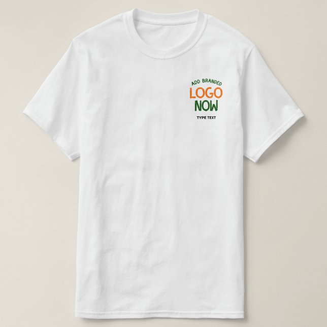 T-SHIRT CLIENT SIMPLE CONTEMPORAIN PROPRE BLANC MODE (Design devant)