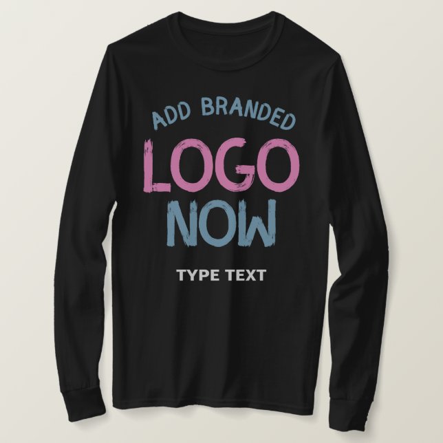 T-SHIRT CLIENT SIMPLE CONTEMPORAIN PROPRE NOIR MODE (Design devant)