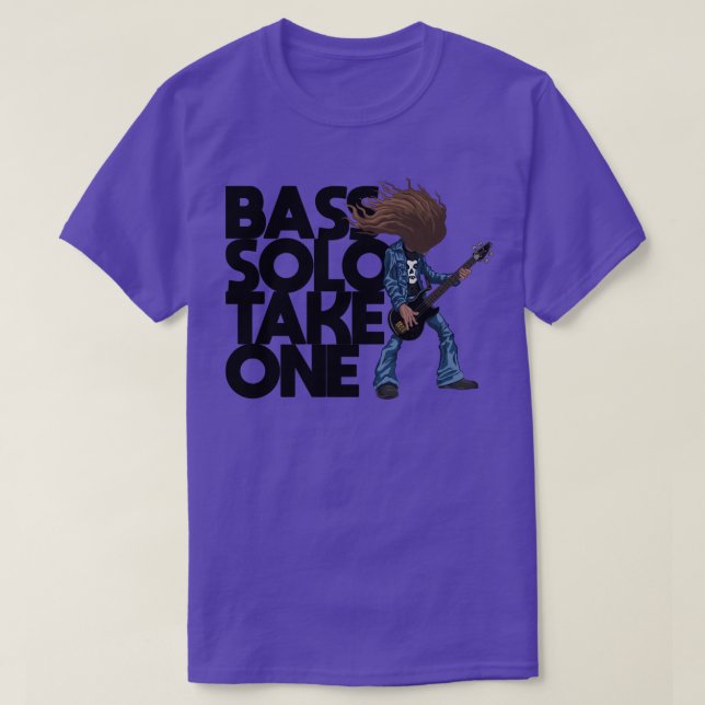 T-shirt Cliff Burton Bass Solo (Design devant)