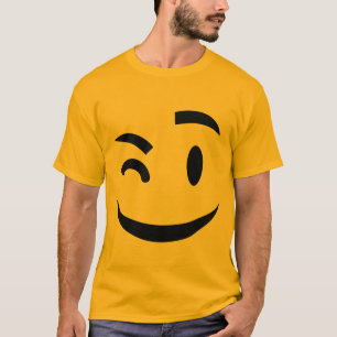 T-shirt clignant de l'oeil à vous l'emoji