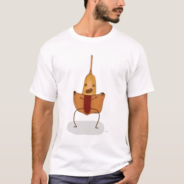 T-shirt Clignoteur de Corndog (Devant)
