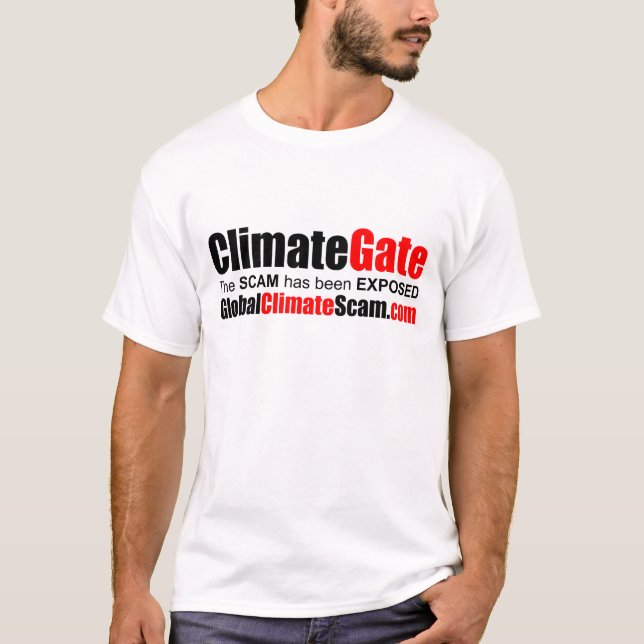 T-shirt ClimateGate (Devant)