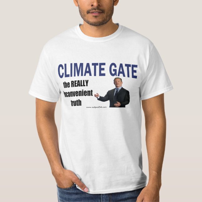 T-shirt CLIMATEGATE : Vérité vraiment incommode (Devant)