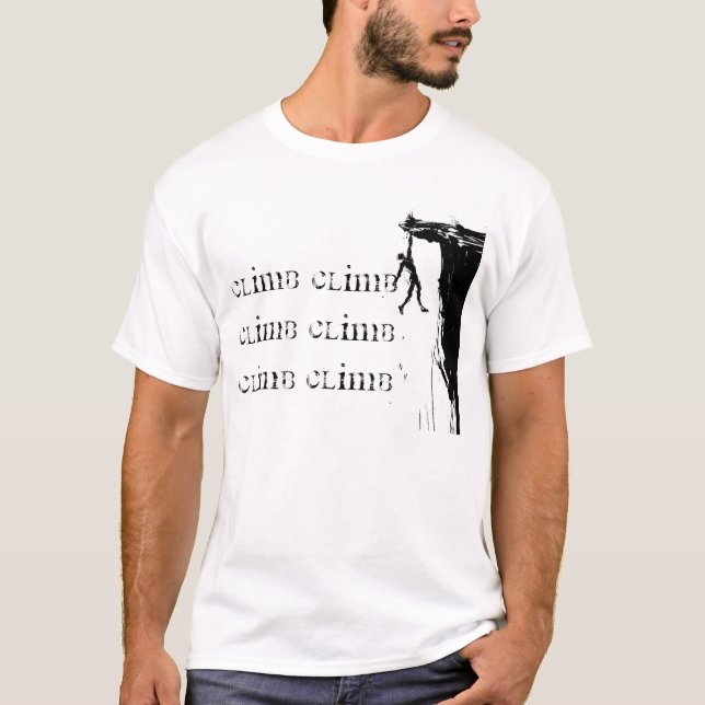 T-shirt Climb Climb Climb Climb Climb (Devant)