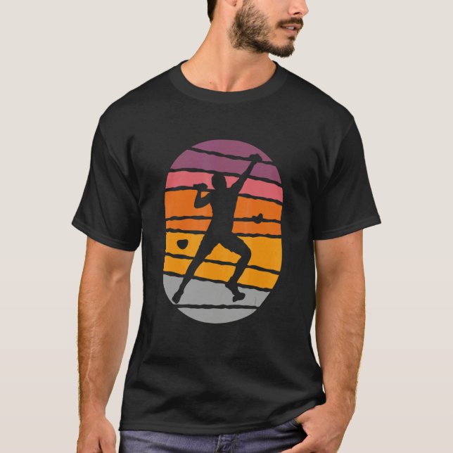 T-shirt Climber Rock Climbing Mountains Bouldering (Devant)