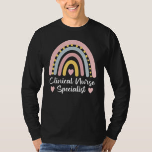 T-shirt Clinique Infirmière Spécialiste Cns Boho Rainbow C