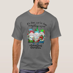 T-shirt Clinique Social Worker Crew C'est bien Nous sommes