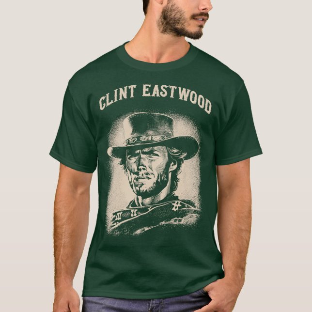 T-shirt Clint Eastwood 1 (Devant)