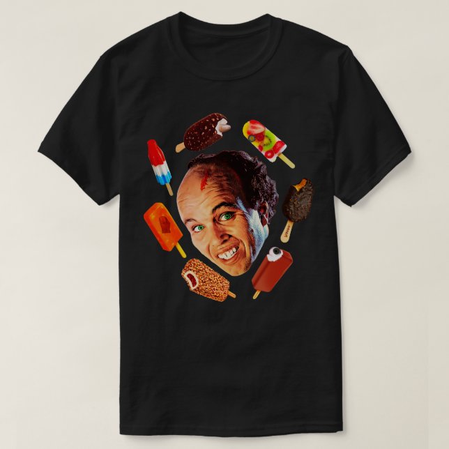 T-shirt Clint Howard est l'homme de la crème glacée (Design devant)