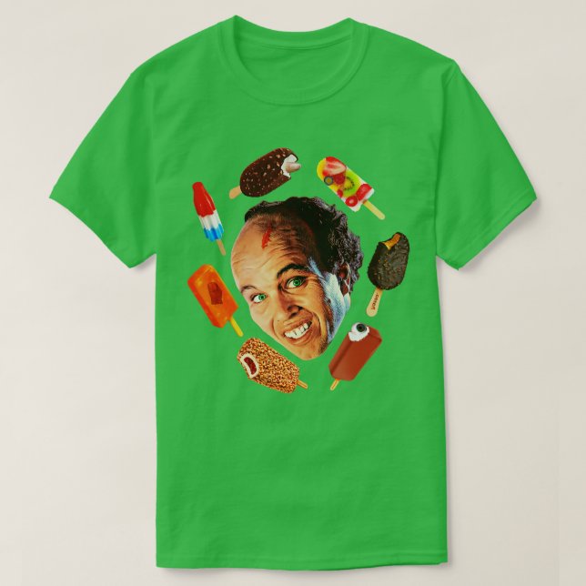 T-shirt Clint Howard est l'homme de la crème glacée (Design devant)