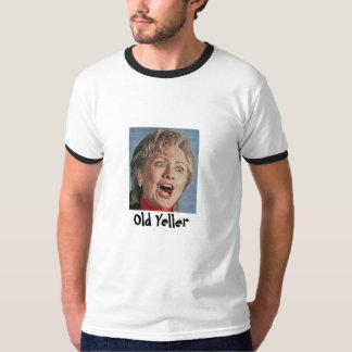 T-shirt Clinton criant, vieux Yeller