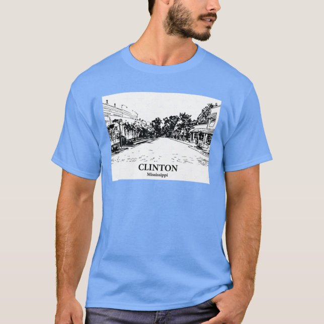 T-shirt Clinton Mississippi 2 (Devant)