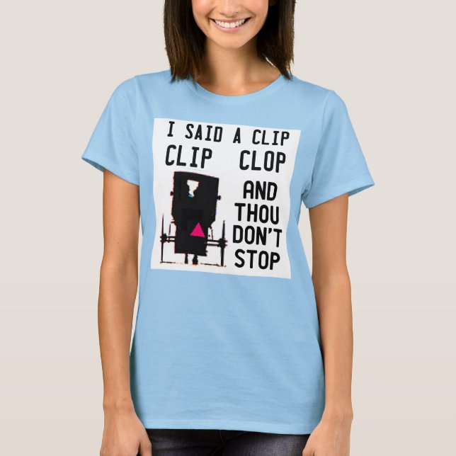 T-SHIRT CLIP CLOP HIP HOP (Devant)