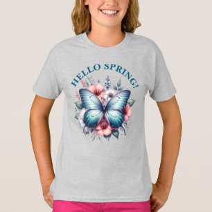 T-shirt Clipart-96282 de la sublimation du ressort papillo
