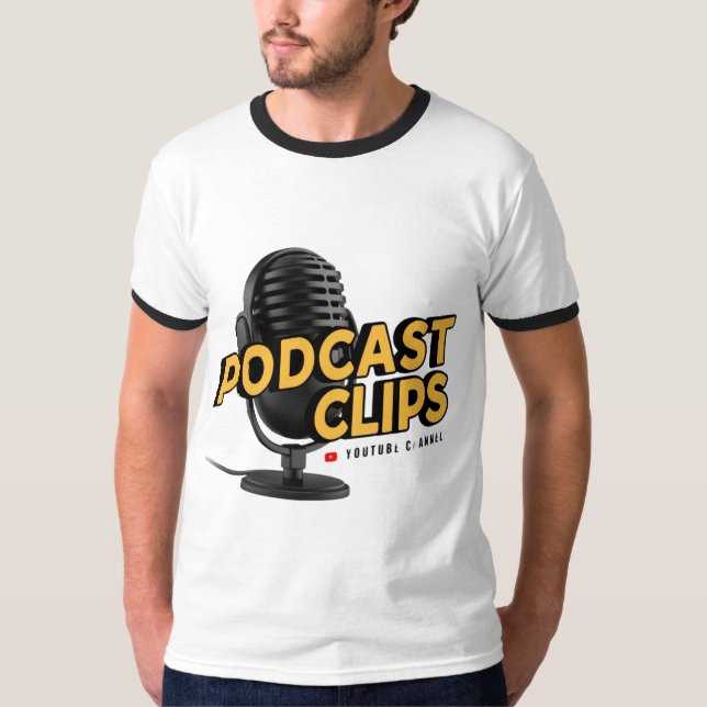 T-shirt Clips de podcast : Votre dose quotidienne de T-shi (Devant)