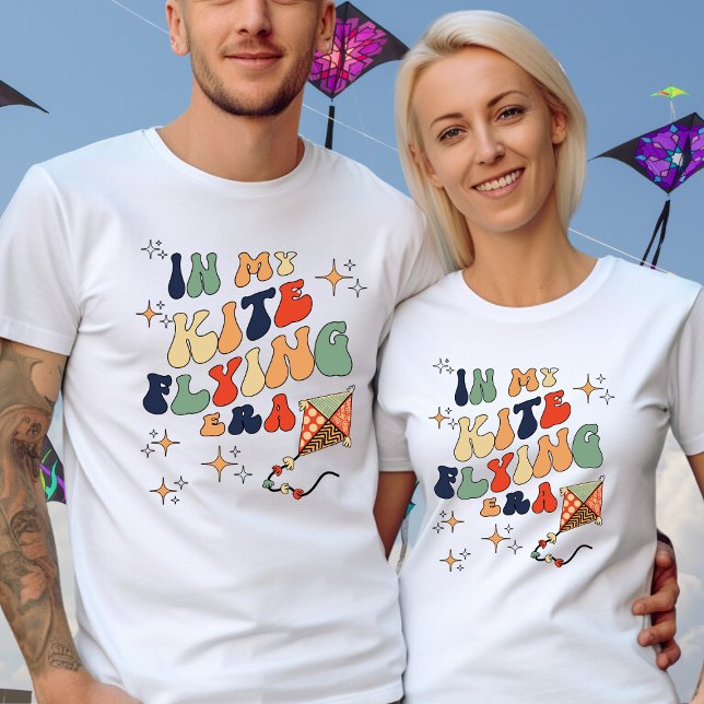 T-shirt Cliquer sur le texte personnalisé de Kite Flying s (Créateur téléchargé)