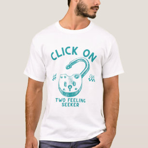 T-shirt Cliquez sur deux chercheurs de sensations