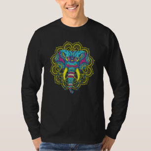 T-shirt Clo Accessoires de Ganesha pour éléphant Mandala c