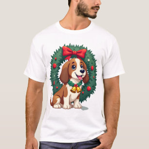 T-shirt Cloche à grelot de Basset Hound
