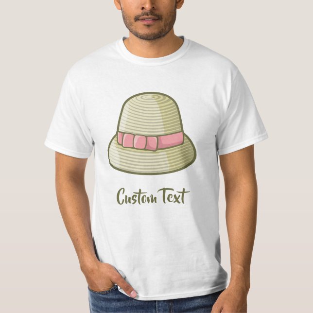 T-shirt Cloche Casquette jaune (Devant)