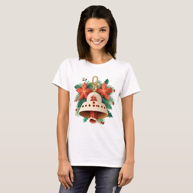 T-shirt Cloche de Noël (Devant entier)