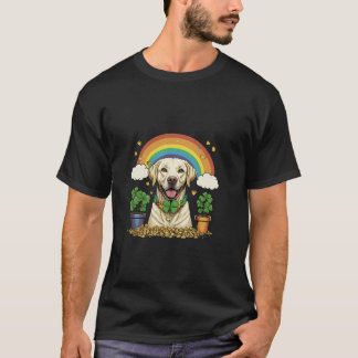 T-shirt Clocher St Patrick s Day Labrador Long Sleeve T Sh