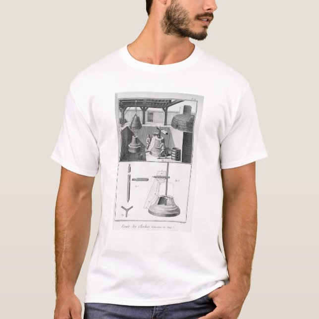 T-shirt Cloches de bâti, illustration de 'Encyclopedia (Devant)
