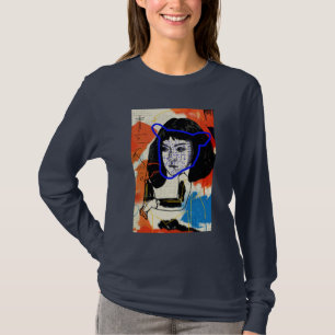 T-shirt Clone abstrait orphelin du noir   Mk - projet Léda