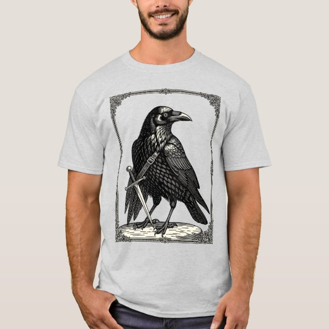 T-shirt Clôture à oiseaux démoniaques de Caim Flair (Devant)